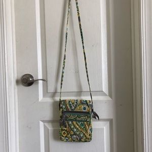 Vera Bradley Mini Hipster in Lemon Parfait